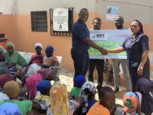 RIFE commits $5,000 to Support the Street Children Project in Ghana