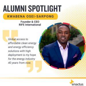 RIFE International CEO interviewed by Enactus on leadership tips for Students